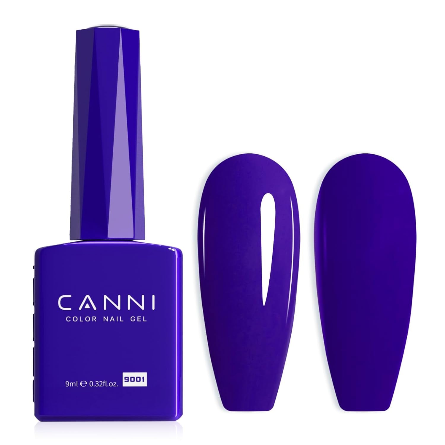 Ojă gel CANNI, semipermanentă, violet închis, ojă, gel UV, se detașează prin înmuiere, manichiură