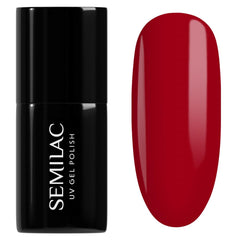 Oja UV Semilac 027 Roșu Intens 7ml Colecția Hottie