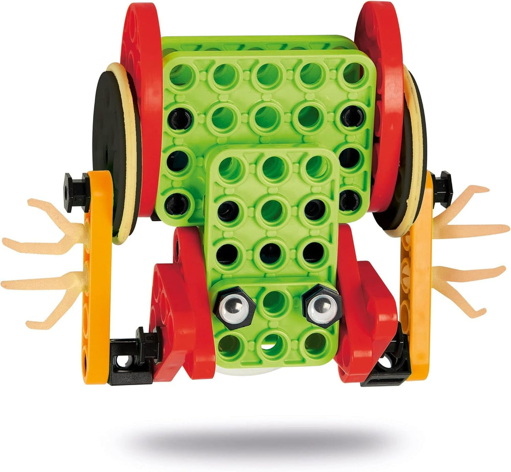 Clementoni 97860 Science & Play Build – Mechanics Junior Lustige Tiere, Bausatz für 8 Tiermodelle, motorbetriebenes Konstruktionsspielzeug für Kinder ab 6 Jahren Amazon Exclusive
