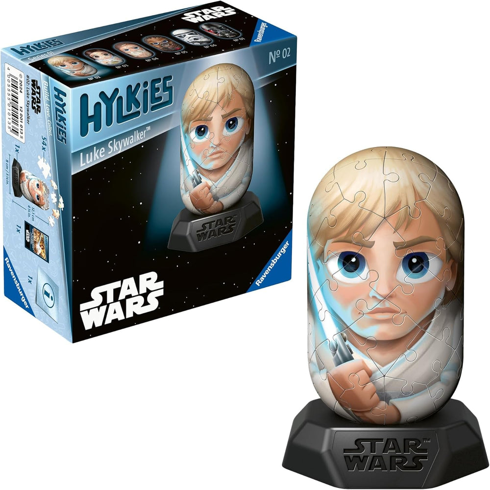 Ravensburger Hylkies: Star Wars-Sammelfiguren zum Selbermachen – Figur Nr. 03 – Prinzessin Leia – Bauen, verlieben, sammeln – Star Wars-Fan-Minifiguren, Actionfiguren, Naty Shop, Luke Skywalker