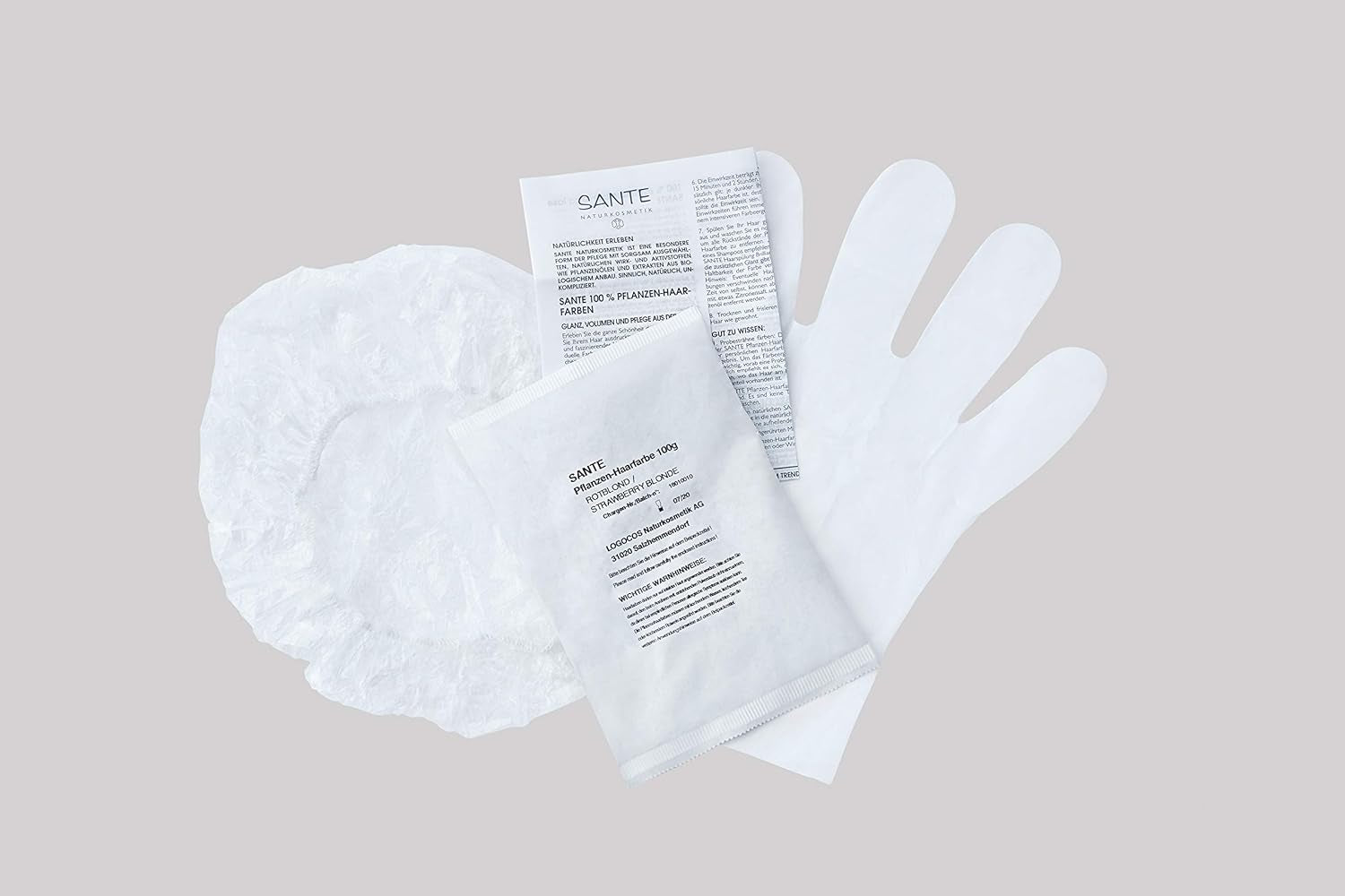 SANTE Natural Cosmetics Plant Hair Colour Powder, Natural Red, 100 g (1 pachet) Vopsea pentru par Naty Shop