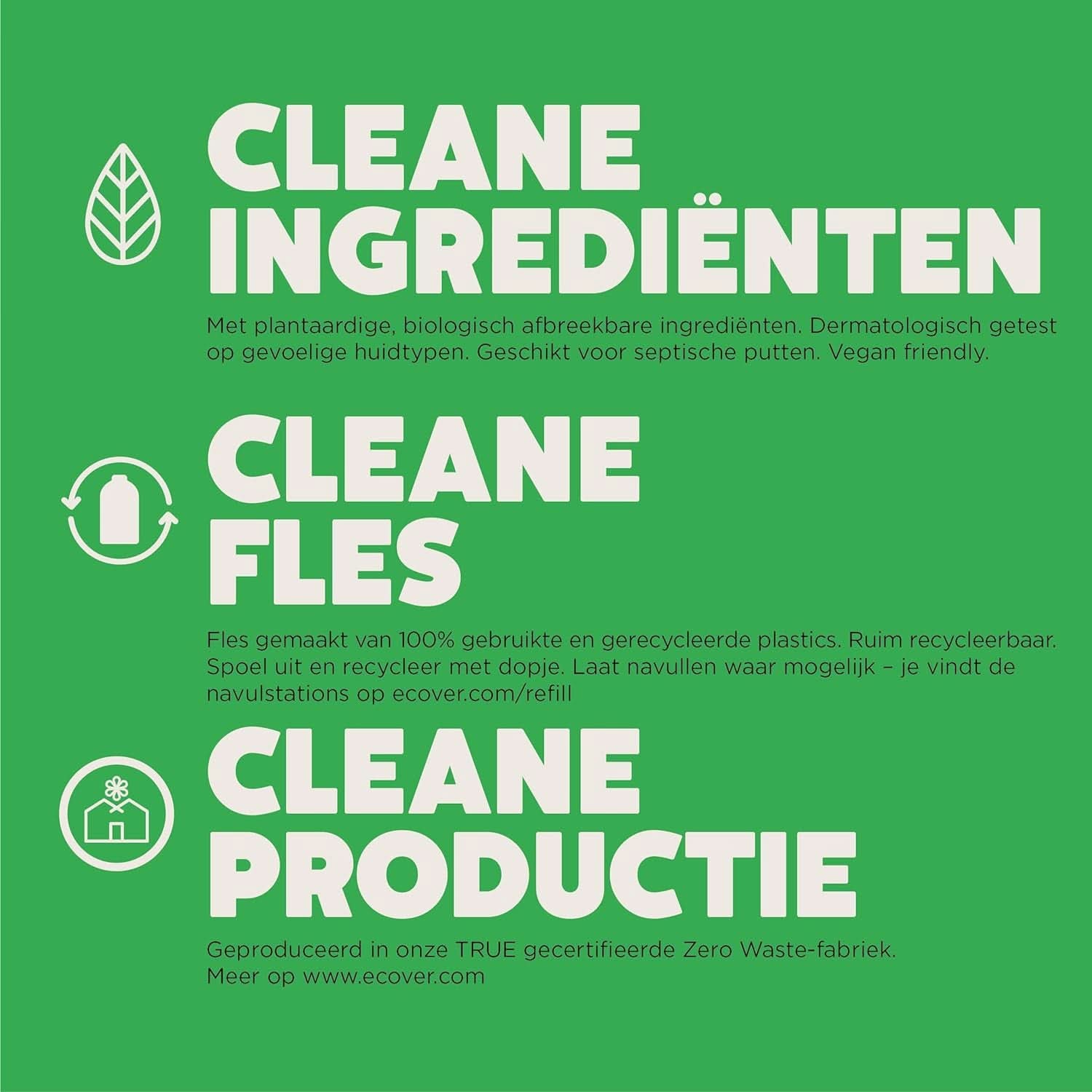 Detergent de rufe Ecover Color Apple Blossom & Freesia, Detergent lichid cu ingrediente pe bază de plante pentru păstrarea și protejarea hainelor Naty Shop