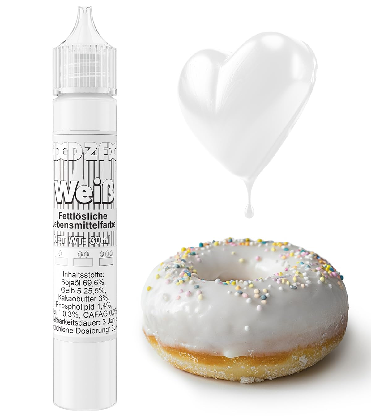 Colorant alimentar liposolubil - 30 ml colorant alimentar concentrat pe bază de ulei pentru ciocolată, set de coloranți alimentari pentru decorarea torturilor, fondant, cremă de unt, copt, meșteșuguri (albastru marin)