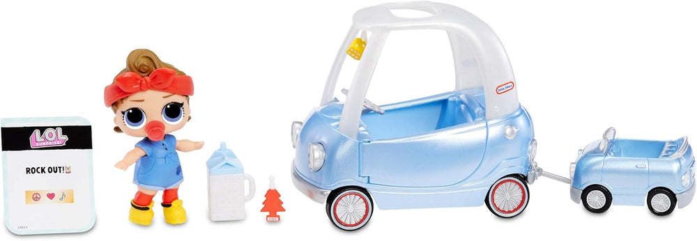 L.O.L. Surprise! 564928E7C Furniture - Puppenmöbel und Sammelfigur mit Zubehör Road-Trip mit Can Do Baby, 10 Überraschungen