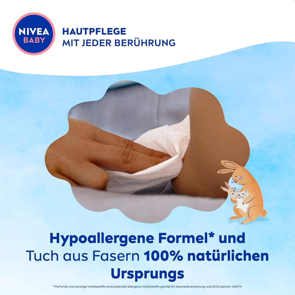 Șervețele umede NIVEA Baby Aqua 4x57 bucăți