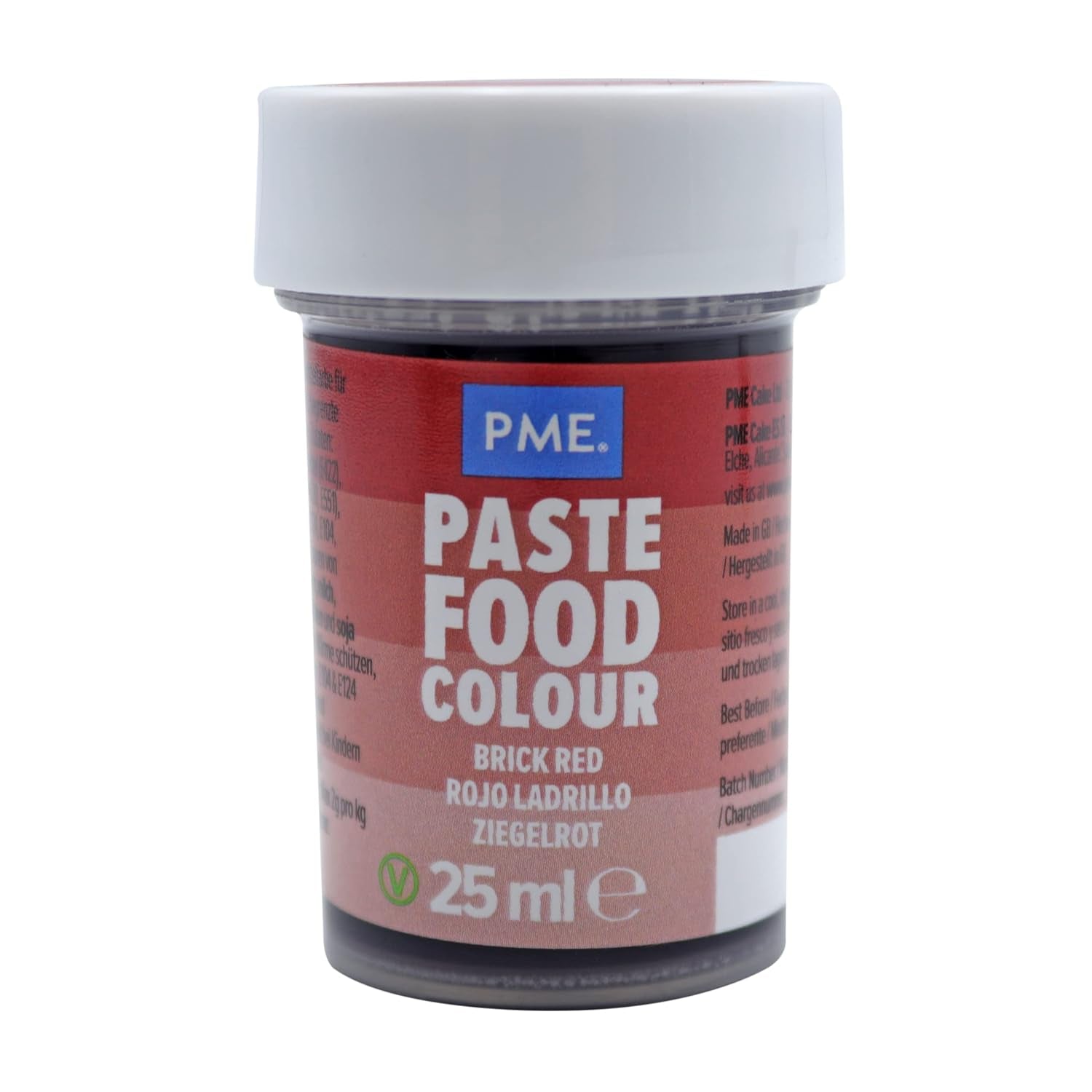 Pastă colorantă de copt - Roșu cărămiziu (25g)