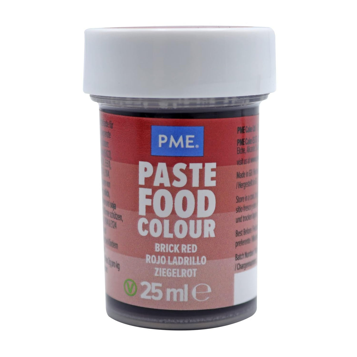 Pastă colorantă de copt - Roșu cărămiziu (25g)