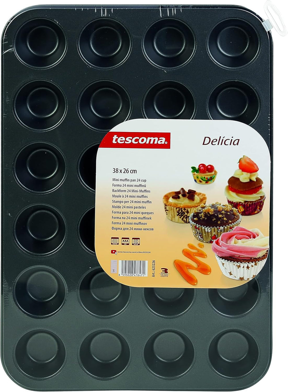 Backblech, 38 x 26 x 2,5 cm Formen und Backbleche Naty Shop