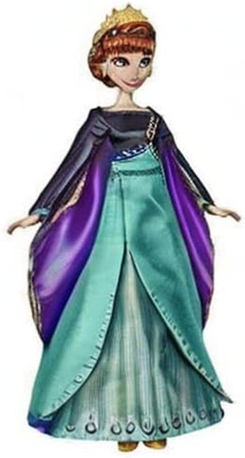 Disney Die Eiskönigin 2 – Puppe Disney Anna Singende (Französisch) im Outfit von Königin – 27 cm