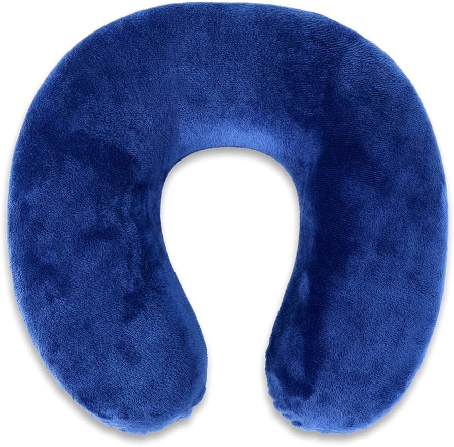 Pernă de gât Rocco eK, 4 culori disponibile, pernă de călătorie, pernă de susținere a gâtului, pernă ortopedică de susținere a gâtului, spumă cu memorie