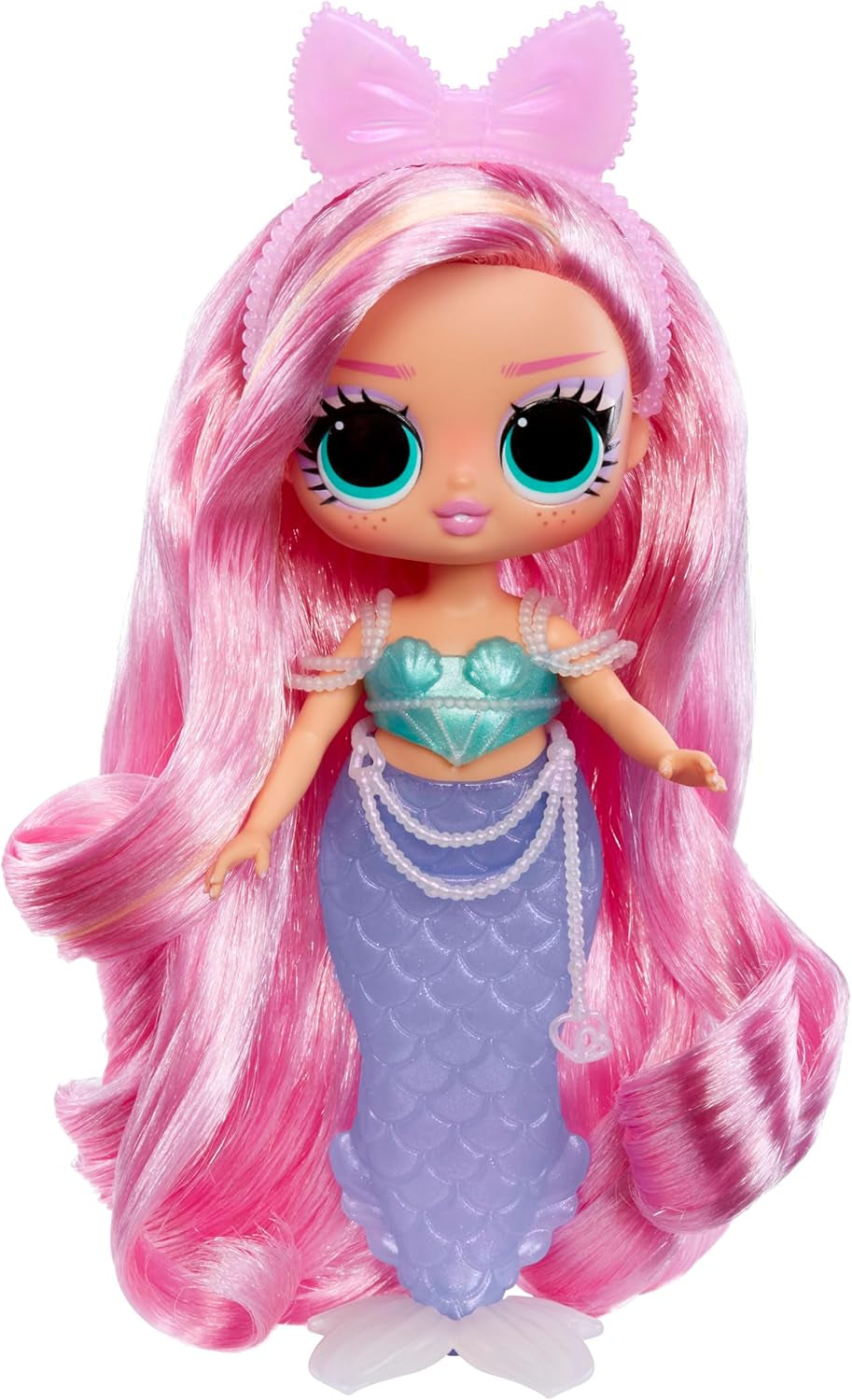 LOL Surprise! Tweens - Sirena Lola Waves - Păpușă de modă cu coadă care își schimbă culoarea, aripioară mobilă și accesorii frumoase - Jucărie pentru copii și colecționari cu vârsta de 4 ani și peste