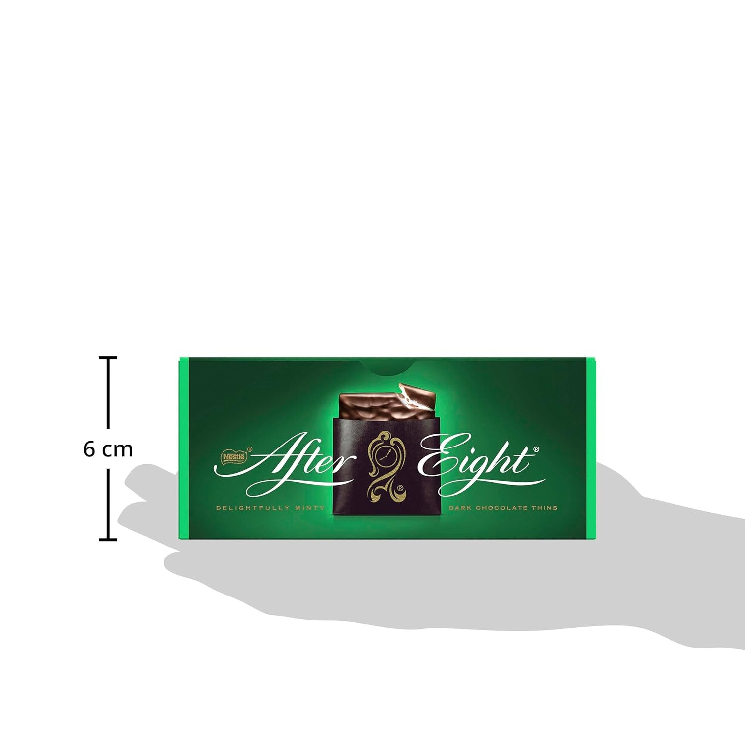 NESTLÉ after EIGHT, dünne dunkle Schokoladentafeln mit Minzcremefüllung. Schokoladenbonbons Naty Shop