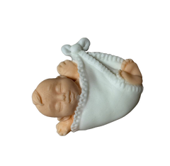 Decoratiune comestibila din zahar, Bebelus Decoratiuni din Pasta de Zahar Naty Shop