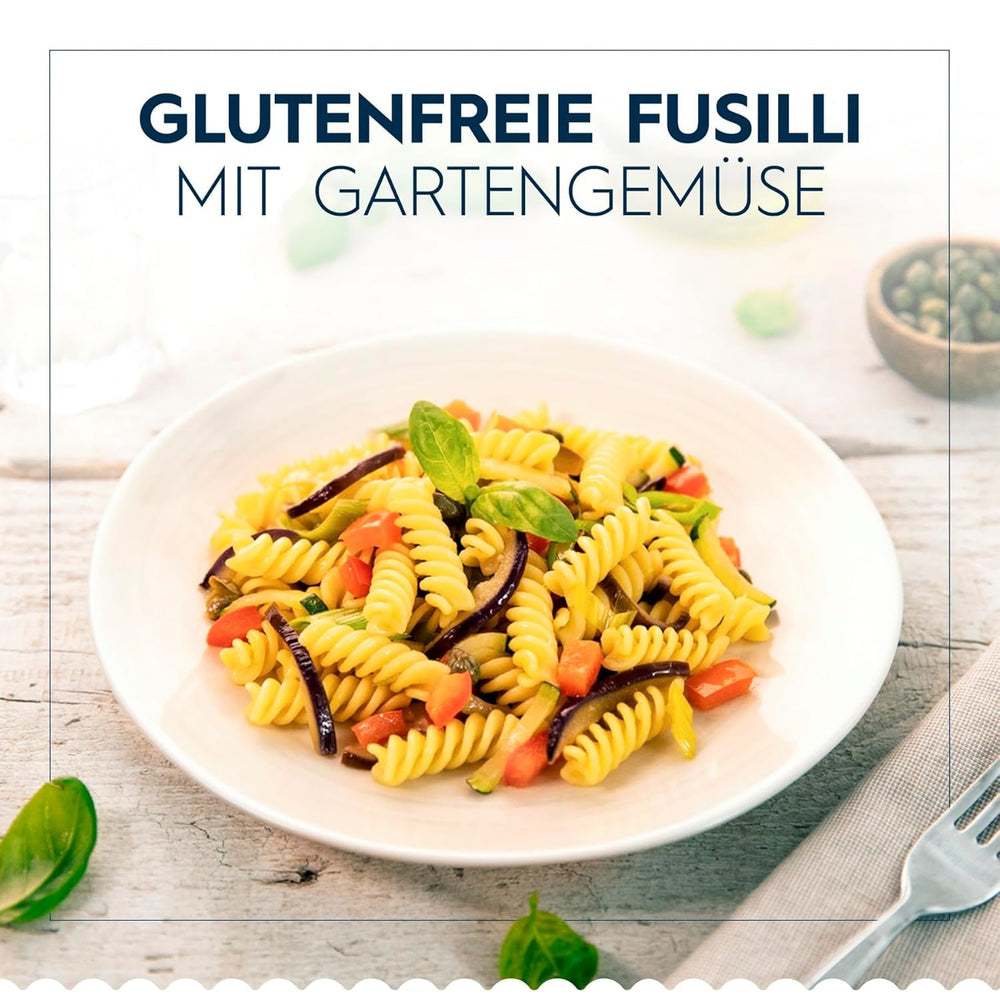 Paste Barilla Fusilli fără gluten, făcute din porumb și orez delicios – perfecte pentru persoanele cu boală celiacă sau intoleranță la gluten 400g