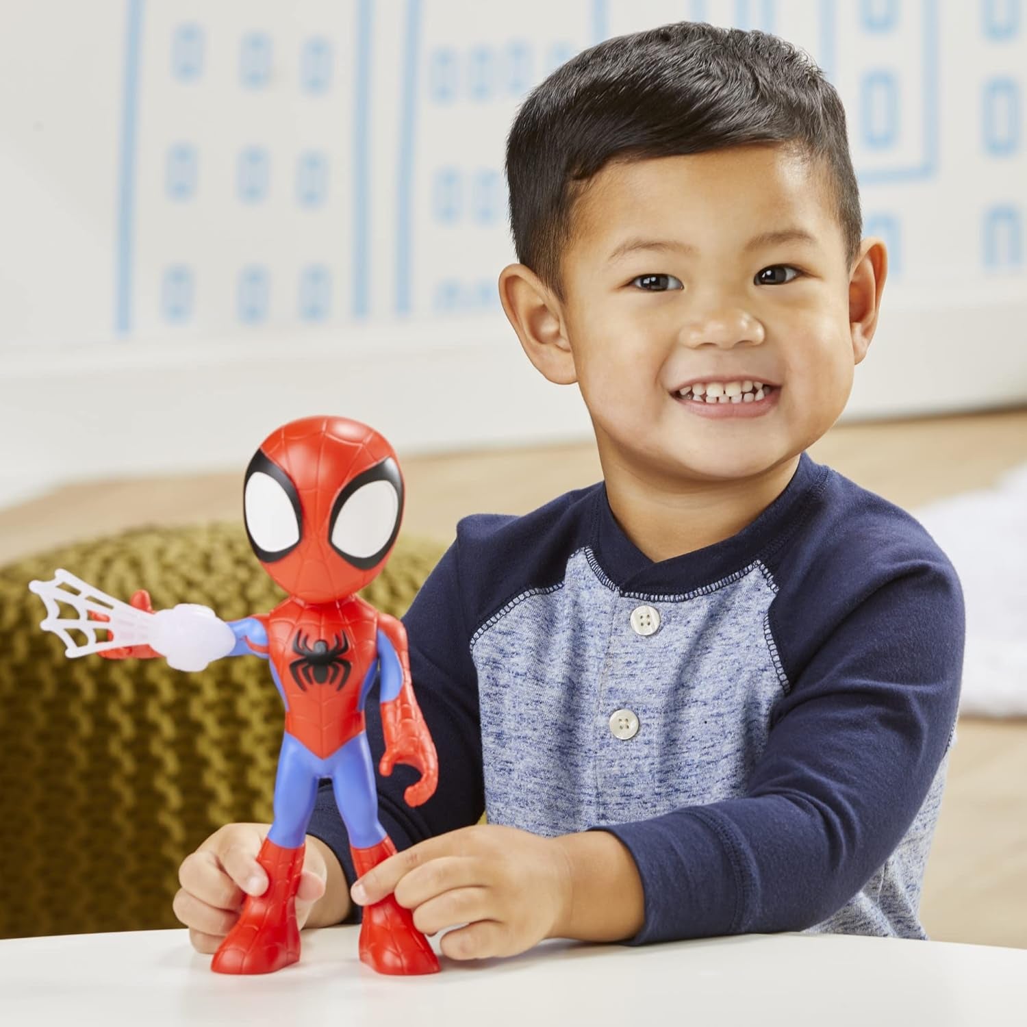 Marvel Spidey and His Amazing Friends Supersized Hero 22.5-Cm Action Figures 3-Pack Action figures Naty Shop