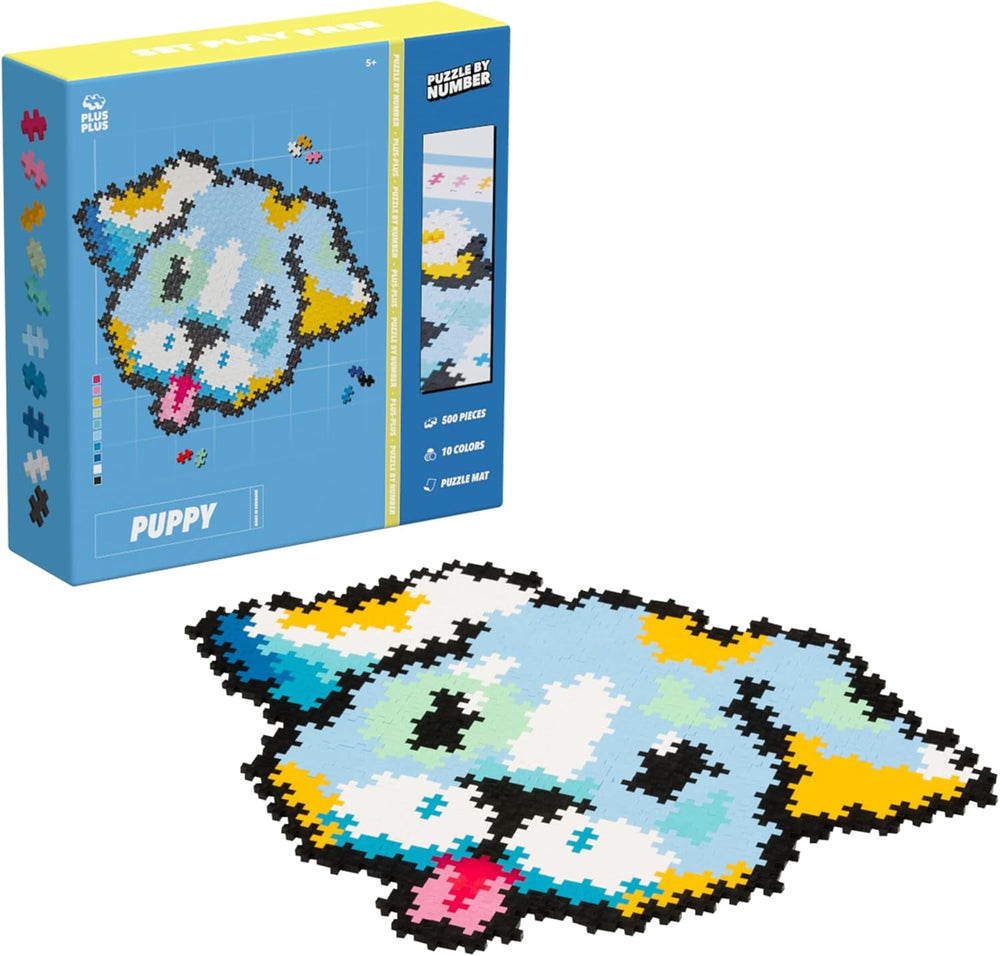 Plus-Plus 9603929, Geniales Konstruktionsspielzeug, Puzzle Einhorn, Kreativ-Bausteine, 250 Teile