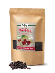 Cireșe bio Biojoy uscate (1 kg), fără sâmburi și nesulfurate Produse deshidratate Naty Shop