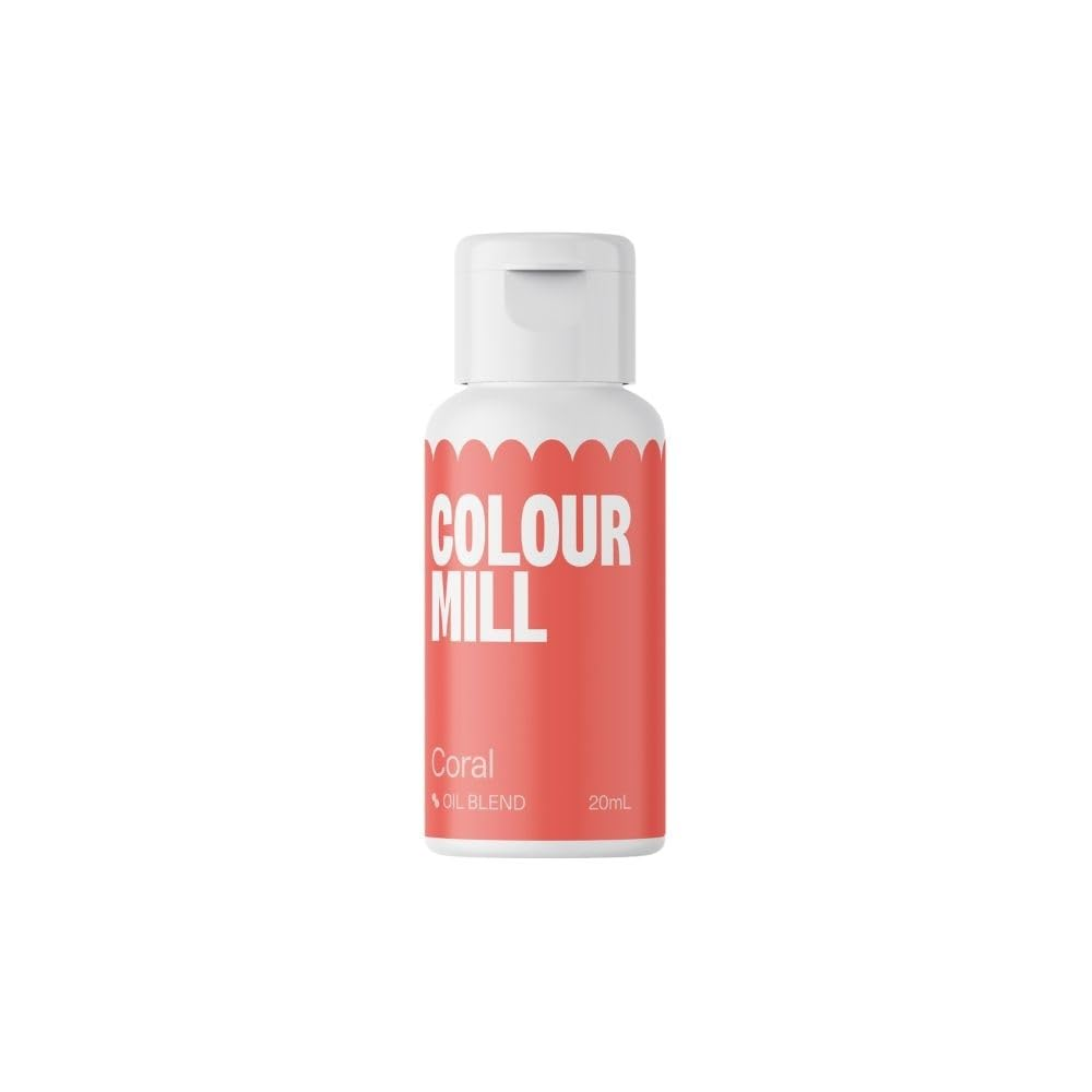 Colorant alimentar pe bază de ulei Oil Blend, 20 ml Naty Shop Coral 20 Ml
