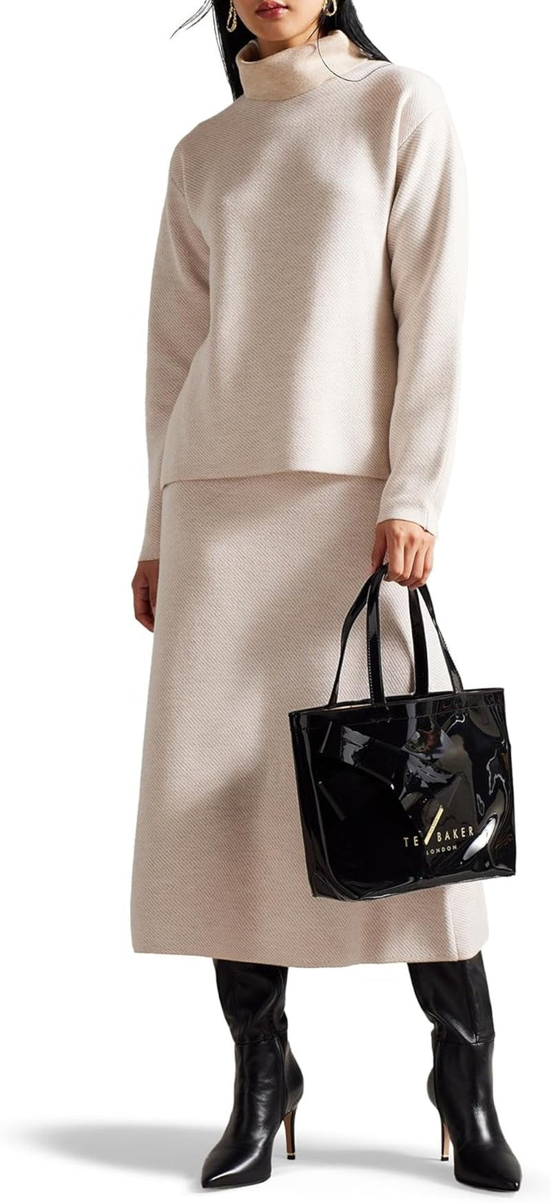 Cumpărător cu arc de vinil pentru femei Ted Baker Nikicon Genti Femei Naty Shop