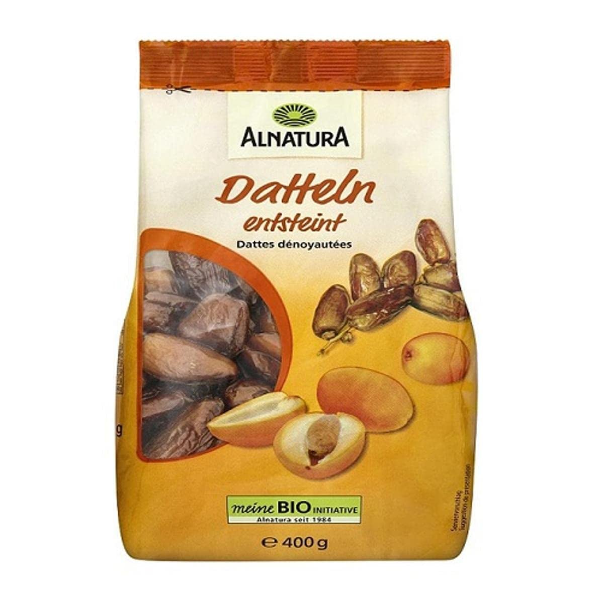 Curmale fără sâmburi, pungă de 400 g Produse deshidratate Naty Shop 400 G (1 pachet)