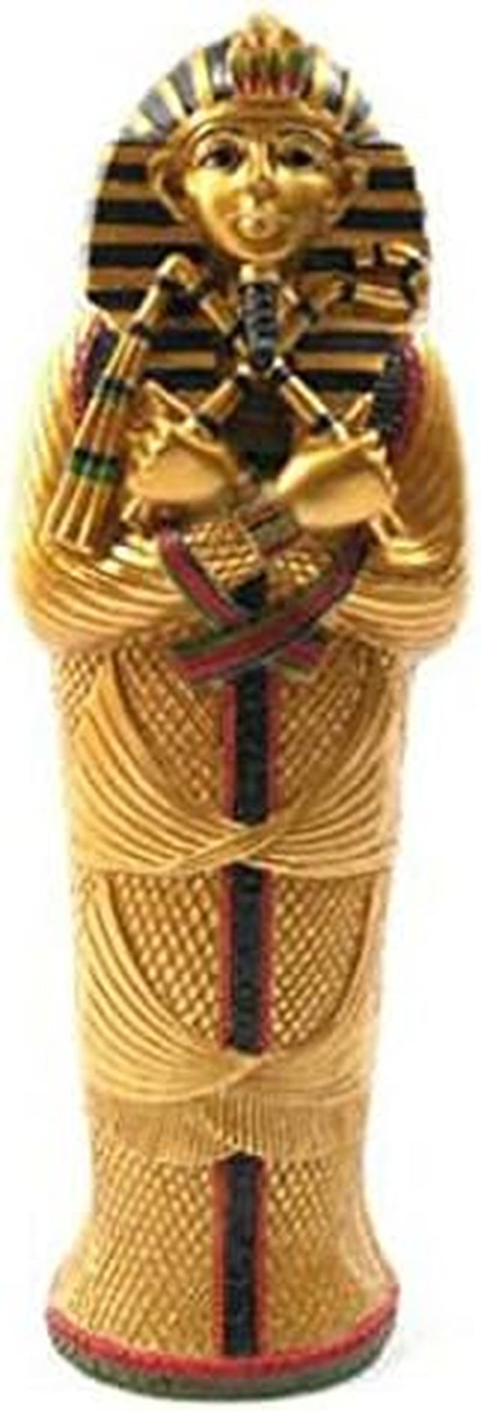 Cutie de aur egipteană Tutankhamon Sarcophagus Trinket Box cu mumie ES45 Statuete si sculpturi Naty Shop