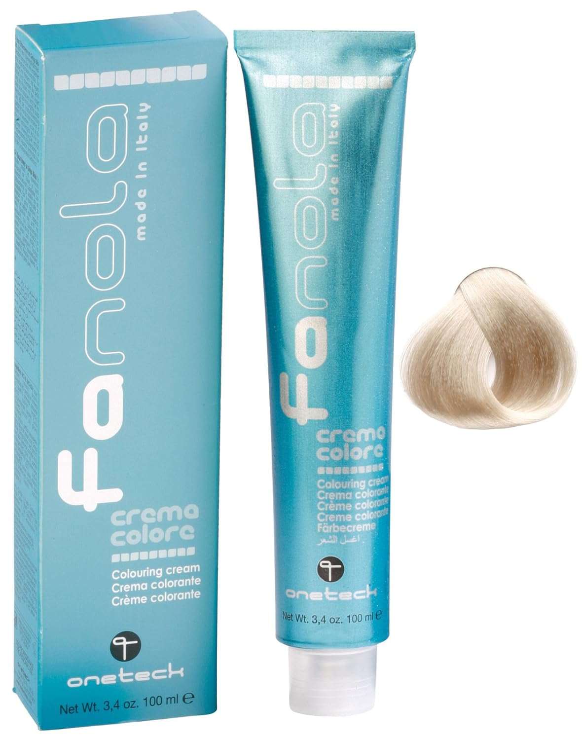 Fanola crema colore Cremă colorantă 7.0 Blond, 100 ml