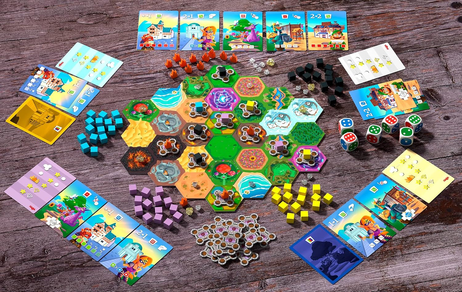HABA 306400 – Würfelkönig – Brettspiel, Würfelspiele für Kinder ab 8 Jahren, hergestellt in Deutschland
