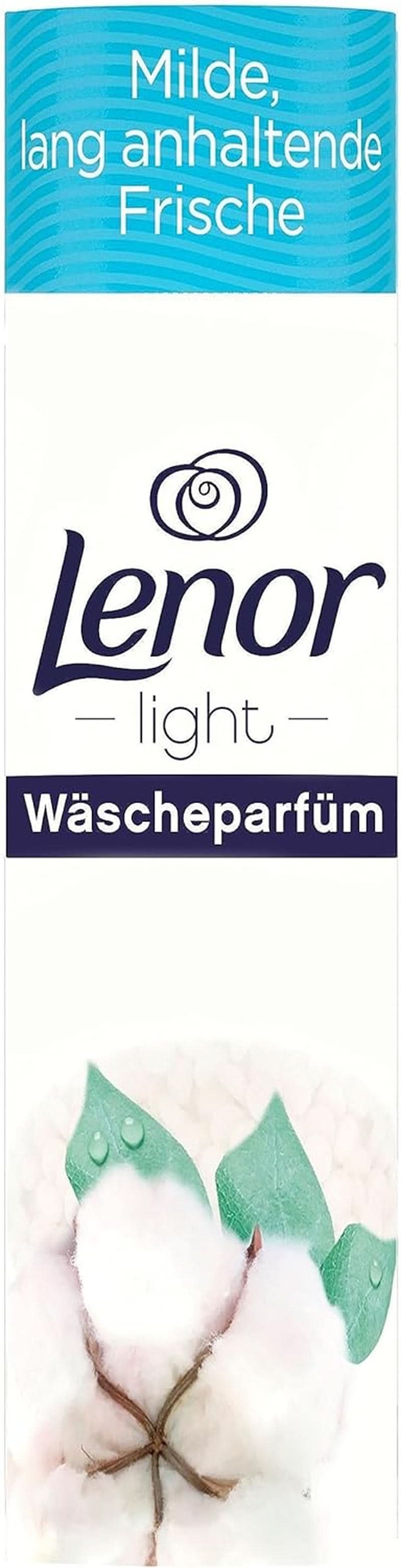 Lenor Unstoppables Wäscheduft Fresh 510G – Frische für alle Textilien, auch für Sportwaschmittel Wäsche Naty Shop Baumwollblume 300 Gramm