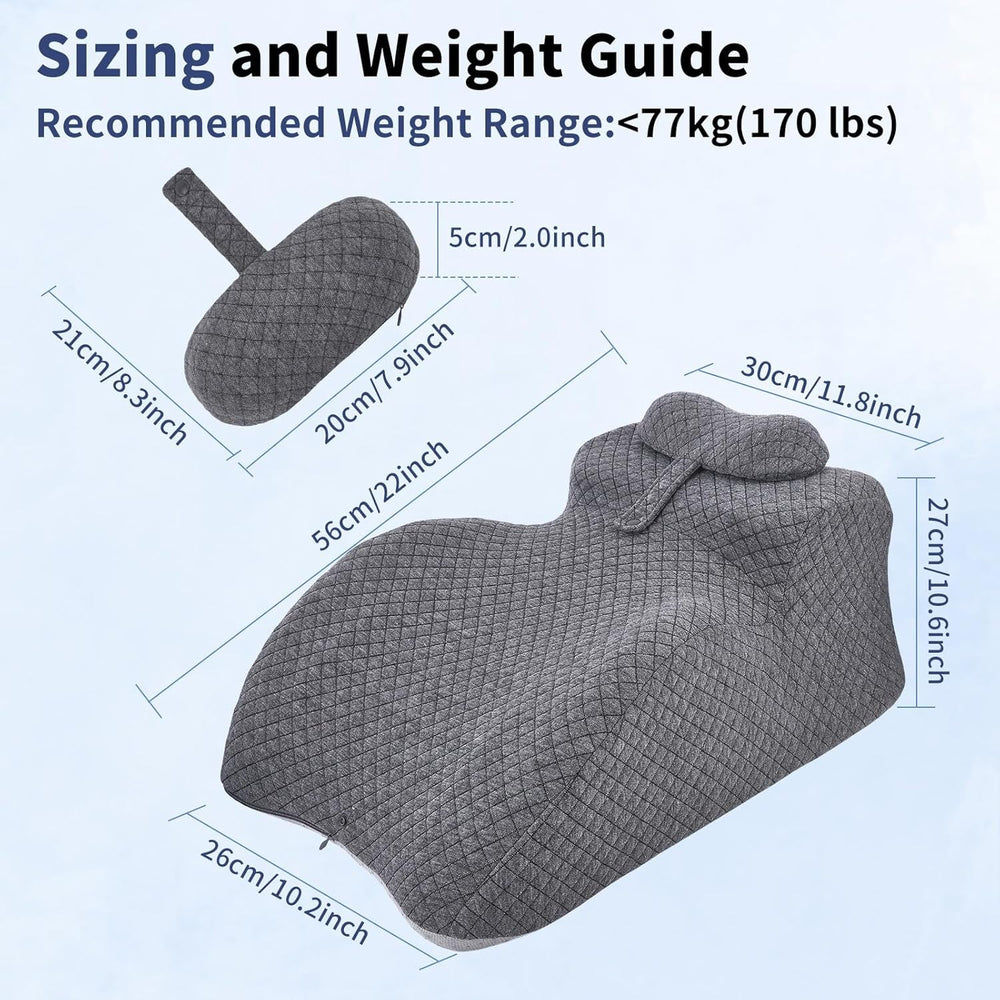 Pernă de citit – pernă pentru spate, tetieră reglabilă, pernă de citit din spumă cu memorie pentru pat, pernă ergonomică pentru spate pentru gât și picioare, pernă cu suport lombar