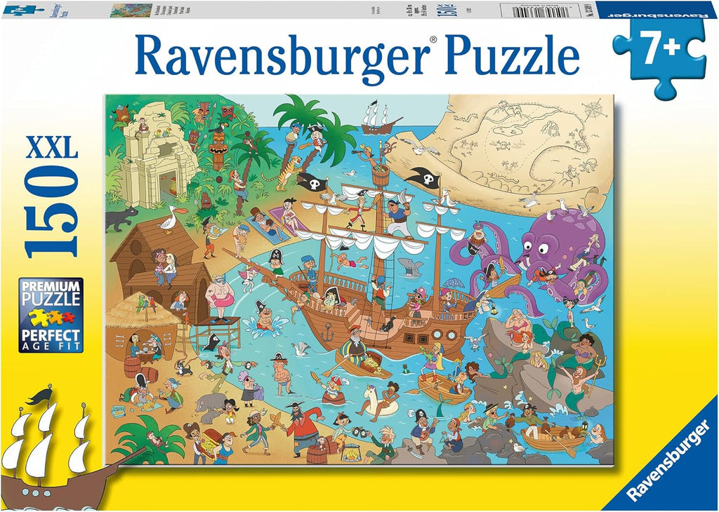 Ravensburger puzzle pentru copii - 13349 The Pirate Bay - puzzle de 150 de piese pentru copii cu vârsta de peste 7 ani Puzzle Naty Shop Titlu implicit