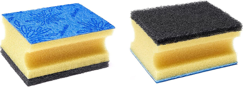 Vileda Glitzi, Spülschwamm für die Küche, mit antibakterieller Wirkung, stark saugfähig, Packung mit 18 Naty Shop Küchenreinigern