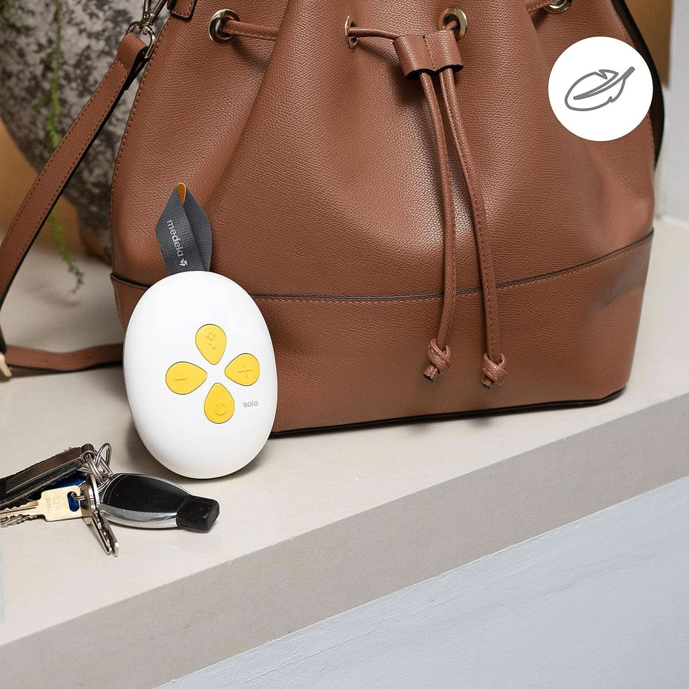 Elektrische Milchpumpe Medela Solo, mit Personalfit Flex-Trichter und 2-Phasen-Absaugtechnologie Zubehör Essen und Stillen Bebe Naty Shop