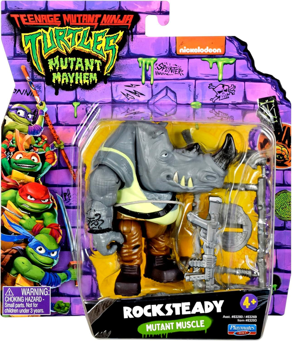 Teenage Mutant Ninja Turtles- Rocksteady Figura de bază Action figures Naty Shop