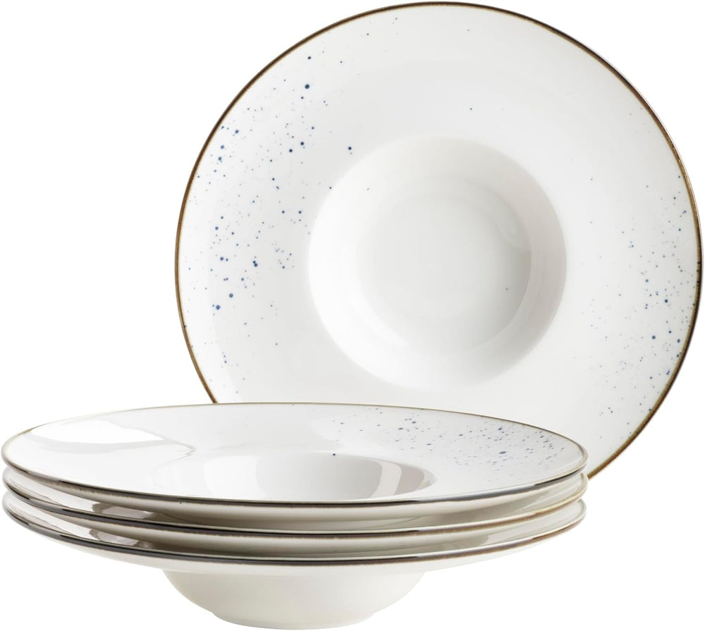 MÄSER Serie Pintar, Hochwertiges Geschirrset für 4 Personen, Kombiservice à 16 Teile. Geschirrsets Naty Shop Blue Gourmet Tellerset