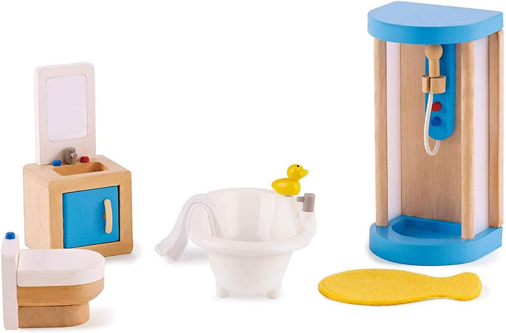 Hape E3459 – Kinderzimmer, kleine Puppenhäuser Naty Shop Familienpool