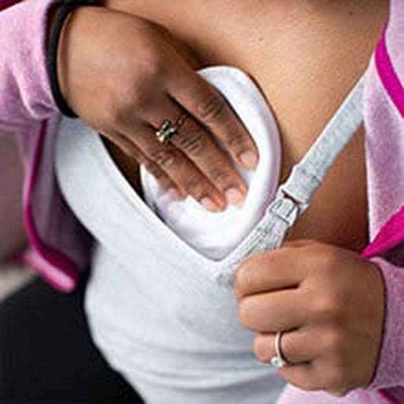 Tampoane de alăptat lavabile Lansinoh - Pachet de 4, inclusiv plasă de rufe - Ultra absorbante, super moi și reutilizabile Accesorii Hrana si Alaptare Bebe Naty Shop