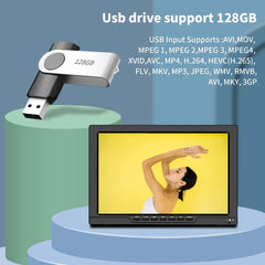 Televizor LED HD de 14 inch, televizor mic cu intrare HDMI, tuner digital încorporat/HDMI/USB/DC-12IN pentru dormitor, bucătărie, rulotă – telecomandă inclusă