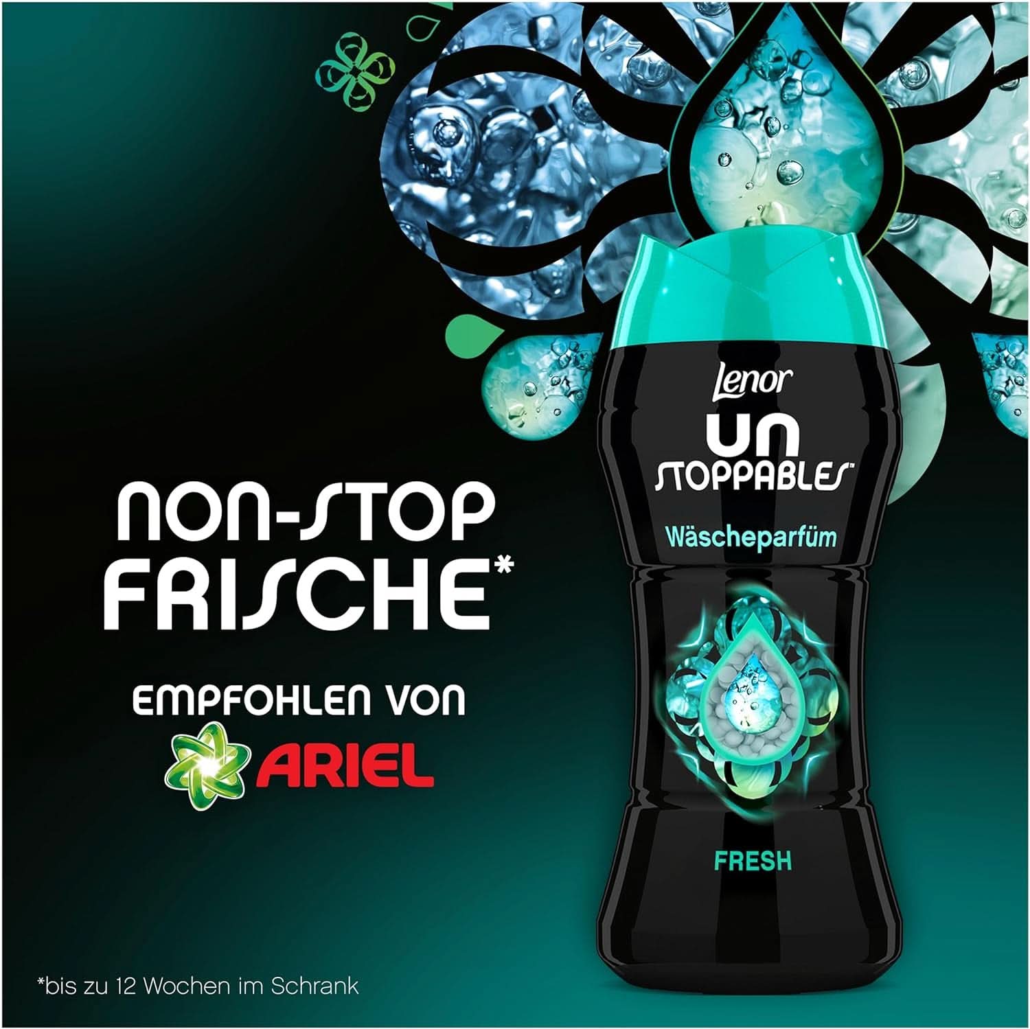 Lenor Unstoppables Wäscheduft Fresh 510G – Frische für alle Textilien, auch für Sportwaschmittel Naty Shop
