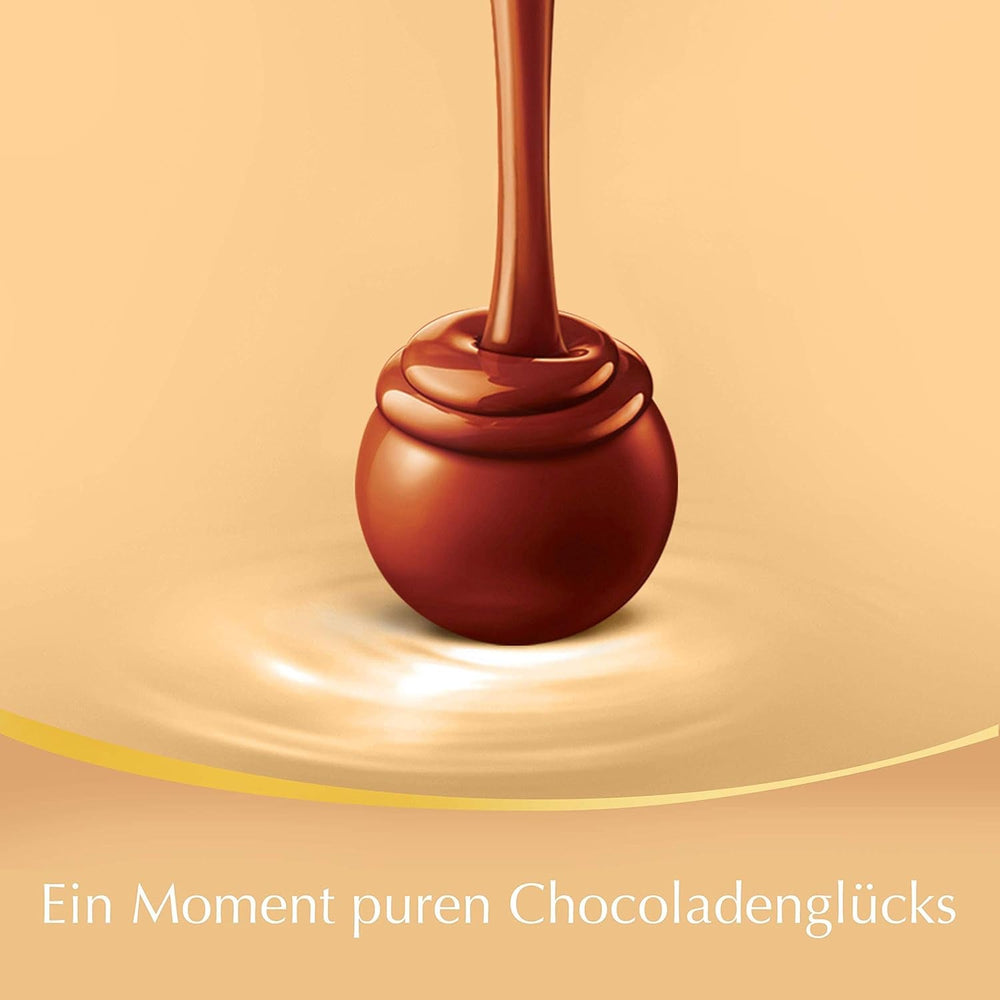 Cutie cadou Lindt LINDOR cu bomboane de ciocolată asortate, aprox. 15 trufe LINDOR, 4 sortimente (ciocolată cu lapte, ciocolată albă, ciocolată neagră 60% și alune), 187 g
