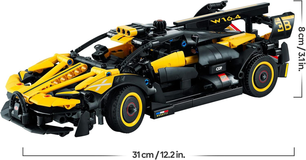 LEGO Technic Bugatti-Bolide, Auto-Modellbausatz, Sportwagen-Spielzeug, ikonisches Auto Set zum Sammeln, Bauspielzeug ab 9 Jahren 42151