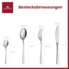 Gerlach Celestia Besteckset für 6 Naty Shop Kitchen