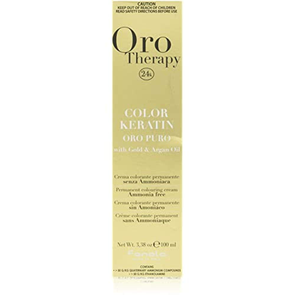 Fanola Oro Therapy Color Keratin 5.0 100ml Vopsea pentru par Naty Shop 8.13 Bej blond deschis