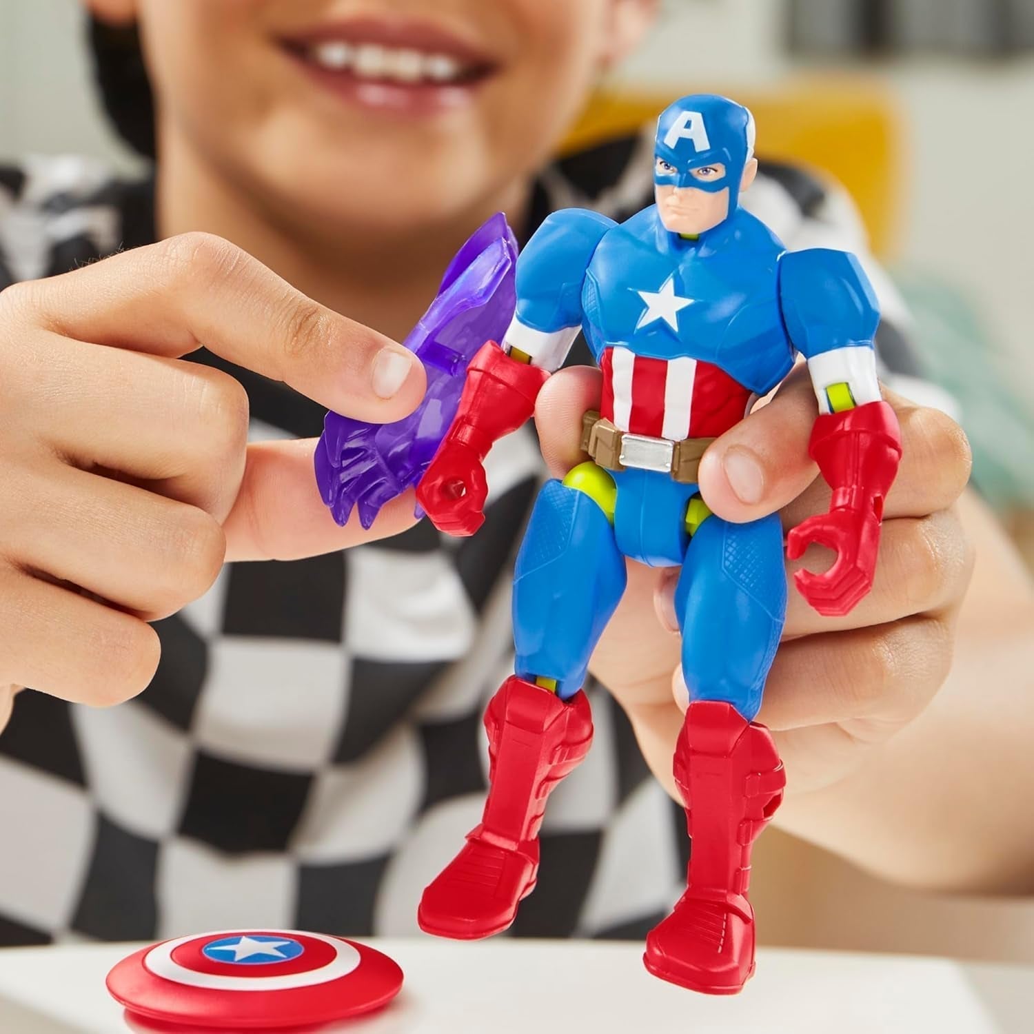Mixmashers Marvel Captain America Avengers Mix-and-Match-Actionfiguren und Zubehör Actionfiguren Naty Shop