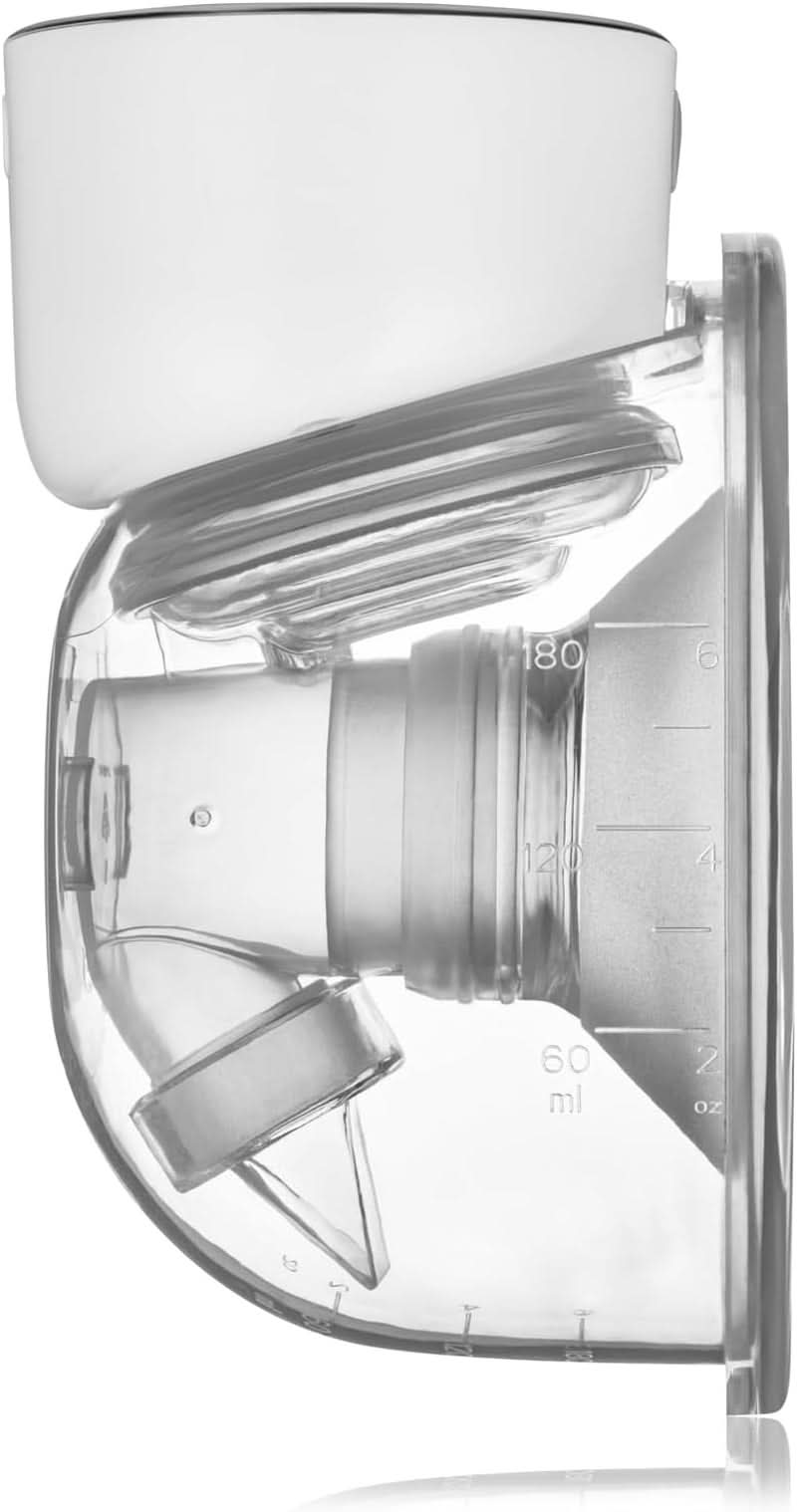 Einfache elektrische Muttermilchpumpe LIONELO Fidi Free 180 ml, tragbare Pumpe mit 2 Phasen, energiesparend 9 Stufen, 3 Größen von Silikontrichtern Timer Zubehör Essen und Stillen Bebe Naty Shop