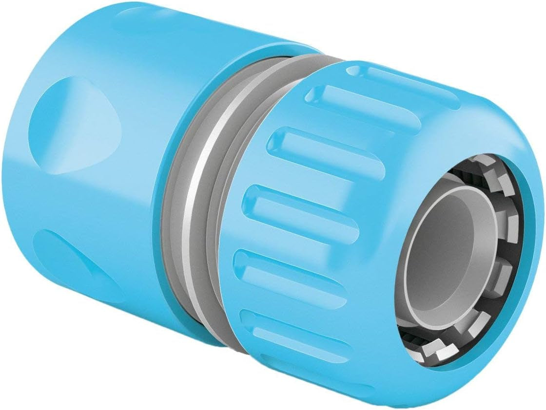 Conector rapid Cellfast - Elemente de prindere din oțel inoxidabil CellPRO 1" cu flux continuu, conexiune a 2 capete de furtun, plastic ABS, 57-027, gri