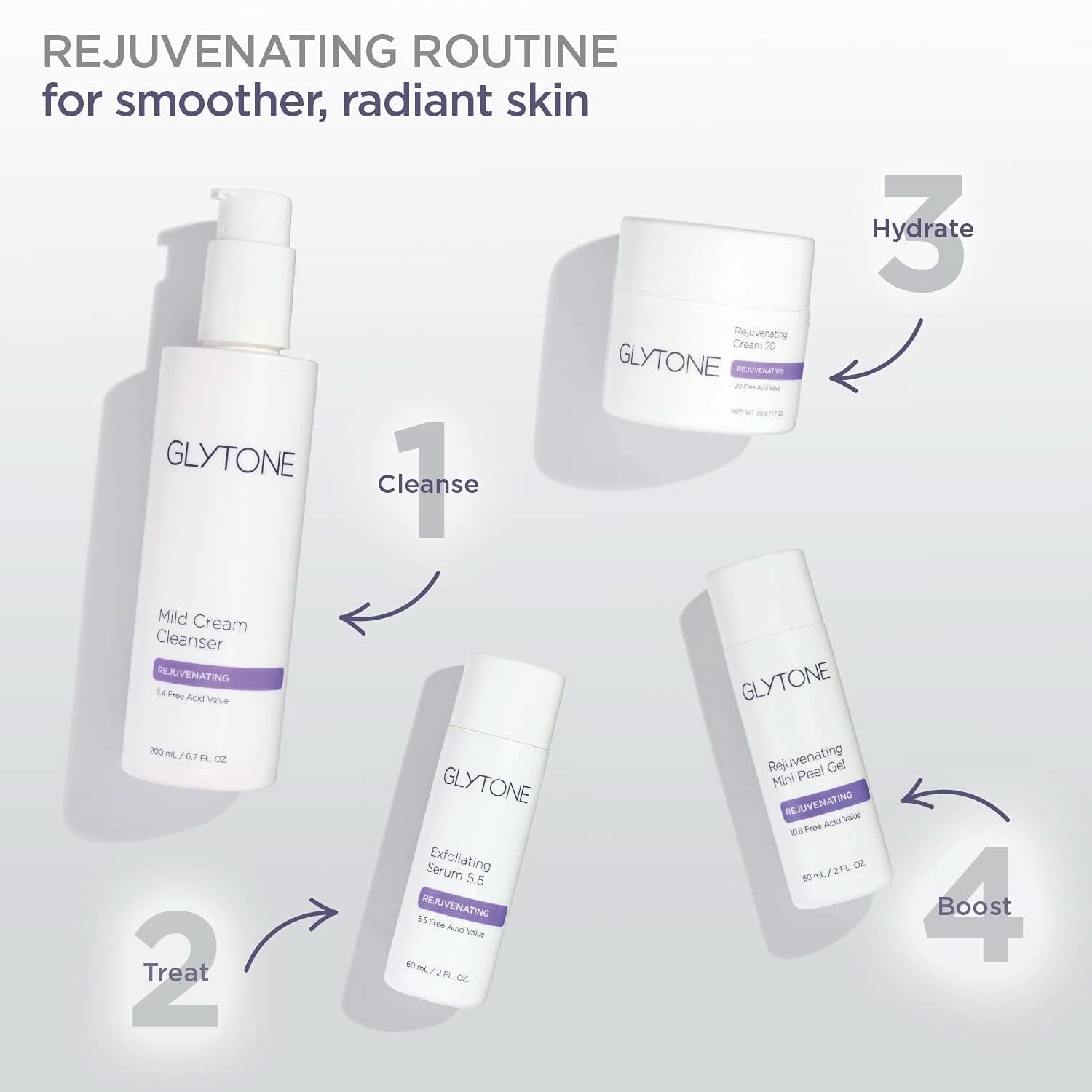 Glytone - Mild Cream Cleanser - Milde Reinigungscreme für trockene Haut Kosmetik und Schönheit Naty Shop