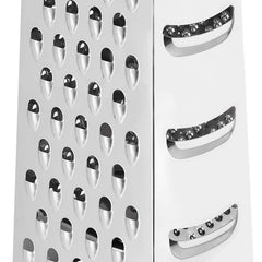 Răzătoare de brânză pătrată robustă din oțel inoxidabil, cu bază antiderapantă Peeler Naty Shop