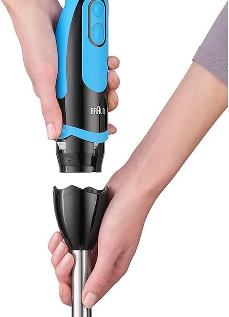 Braun MQ 5252 Stabmixer – Multiquick 5 Vario Fit Stabmixer mit Edelstahl-Mixbasis und Blend & Go-Aufsatz für Smoothies unterwegs, 750–1000 Watt Mutter und Kind Naty Shop