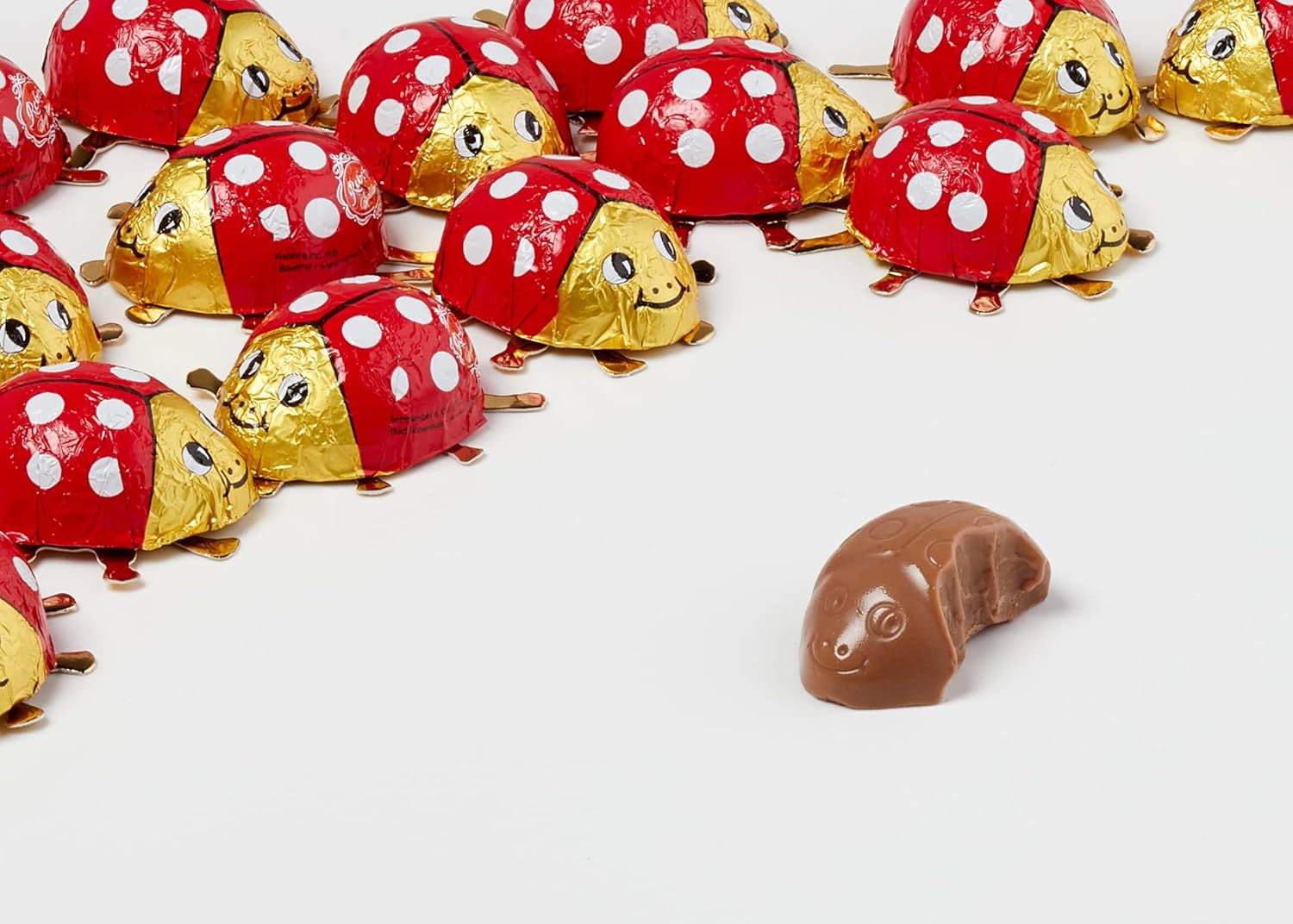 Reber Glückskäfer-Beutel – Beutel mit 15 Käfern Naty Shop Schokoladenbonbons