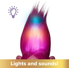 Mattel DREAMWORKS TROLLS Rainbow Hairtunes Poppy Doll – Licht und Ton, helles Haar, Musik und Stühle, abnehmbare Krone, ab 3 Jahren, HNF20 Naty Shop Dolls